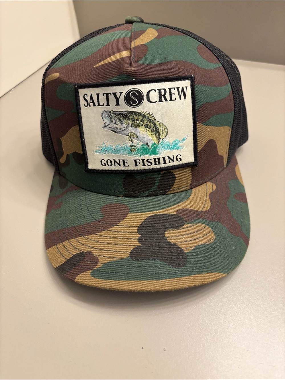 Salty Crew Camo Hat.